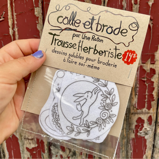 Colle et brode - Herboriste - UNE RATON