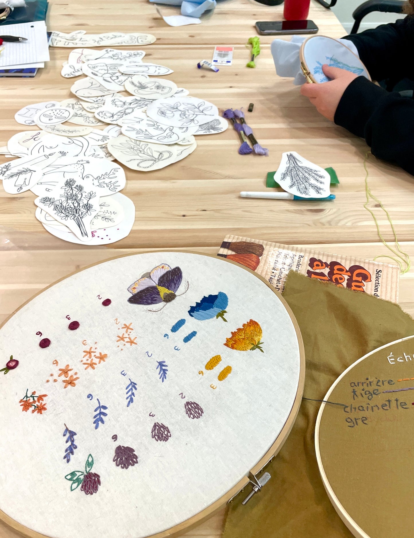 Workshop - Creative embroidery for all levels with Une Raton