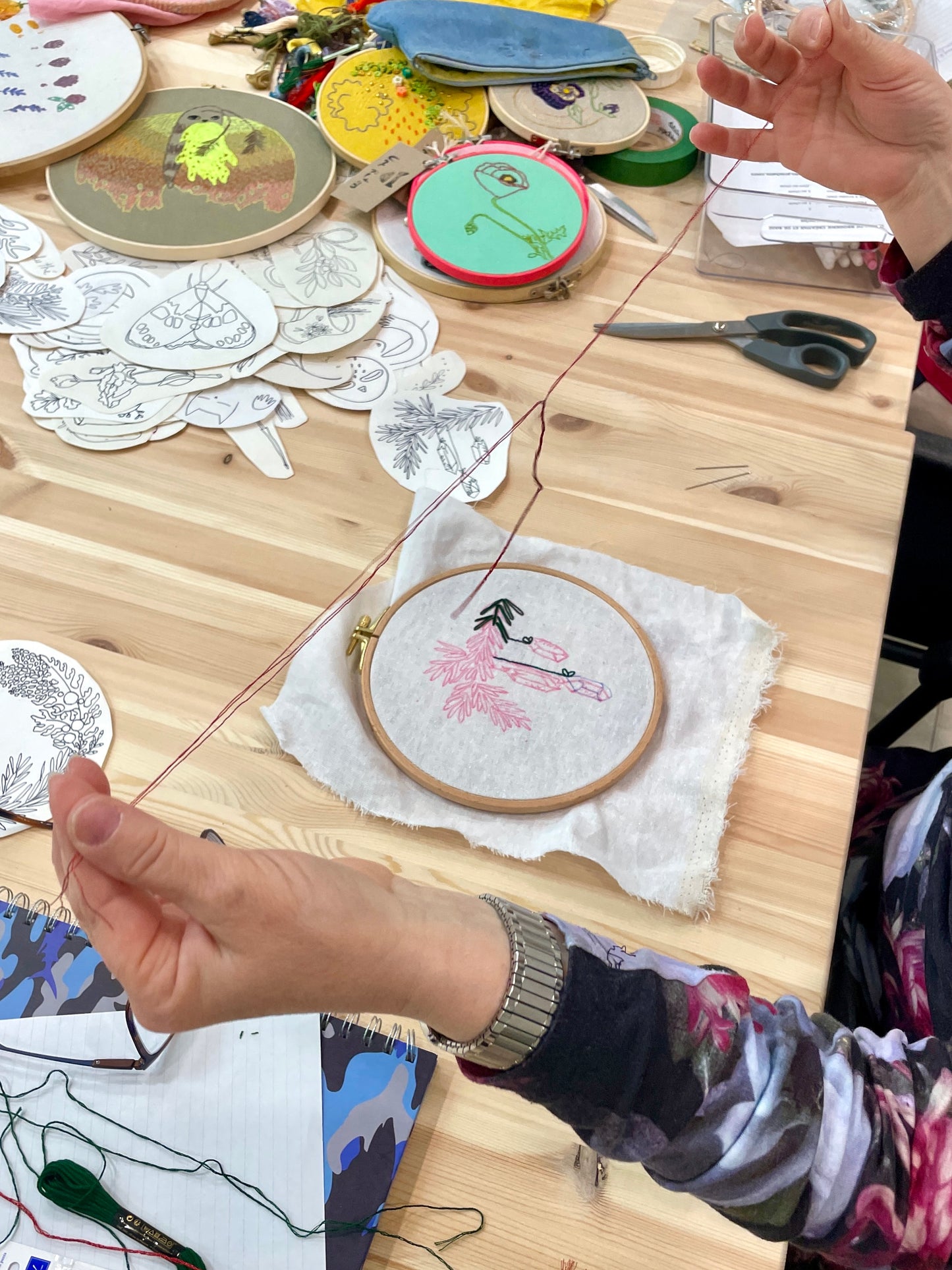 Workshop - Creative embroidery for all levels with Une Raton