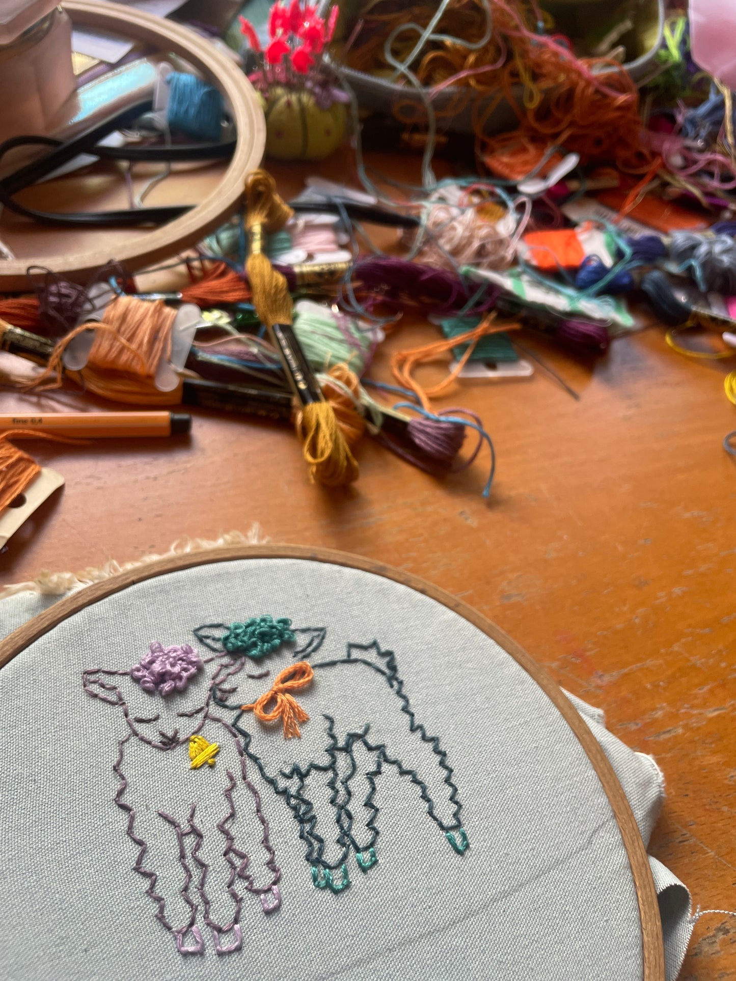 Embroidery - Creative all levels with Une Raton