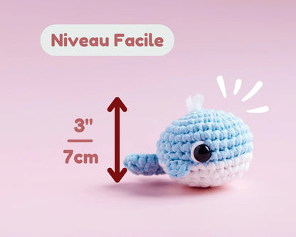 Crochetmilie - Kit de crochet - La baleine