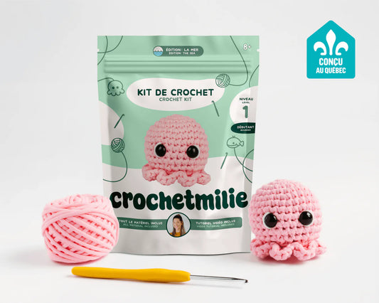 Crochetmilie - Kit de crochet - La pieuvre