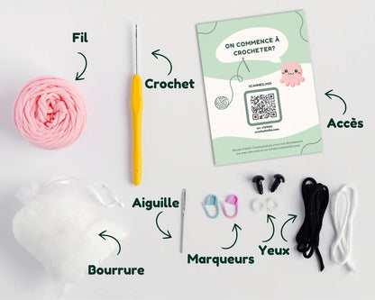 Crochetmilie - Kit de crochet - La pieuvre
