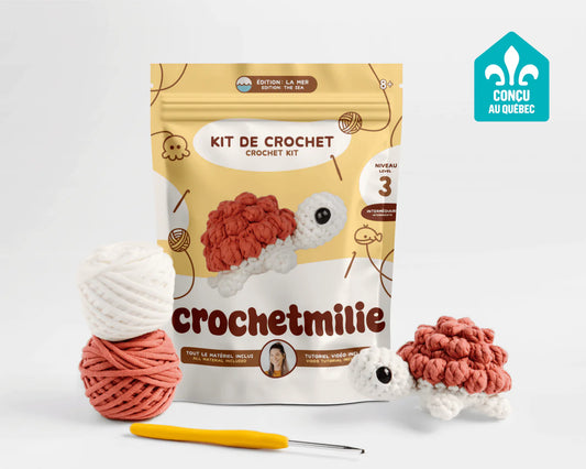 Crochetmilie - Kit de crochet - La tortue