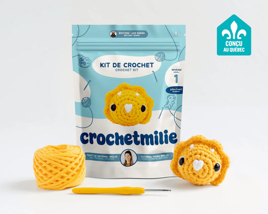 Crochetmilie - Kit de crochet - Le Tricératops