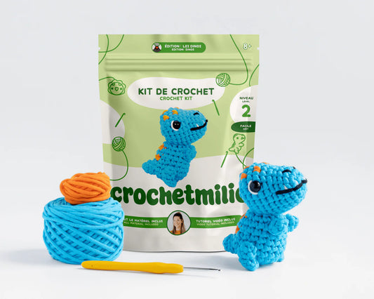 Crochetmilie - Kit de crochet - Le P'tit Rex