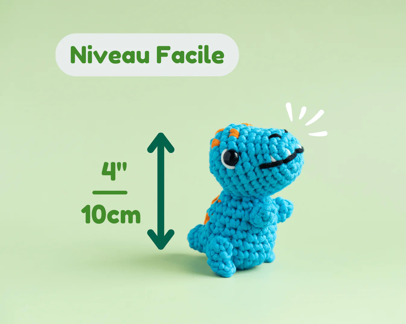 Crochetmilie - Kit de crochet - Le P'tit Rex