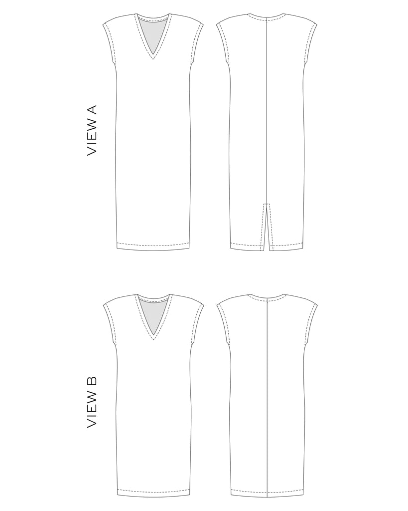 Lodo dress (0-18) - Paper pattern - TRUE BIAS
