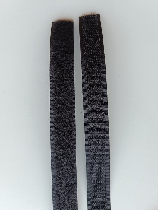 Velcro noir - 17mm