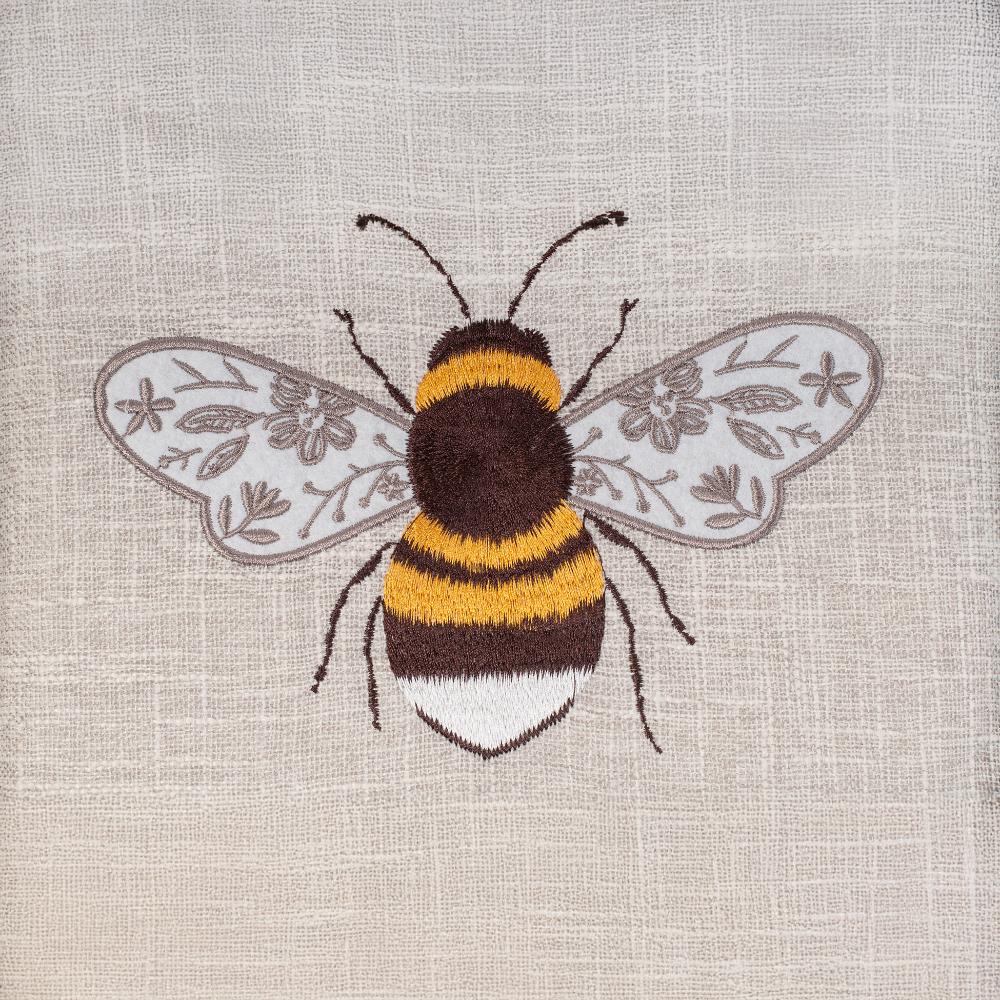 Boîte à couture brodée - Abeilles