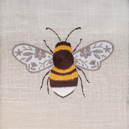 Boîte à couture brodée - Abeilles