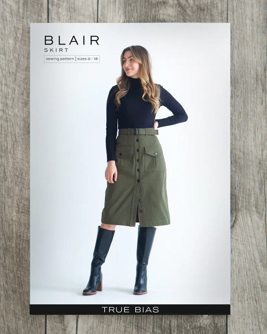 Blair Skirt (0-18) - Patron papier - TRUE BIAS