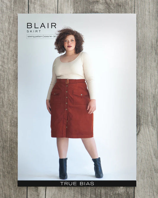 Blair Skirt (14-32) - Patron papier - TRUE BIAS