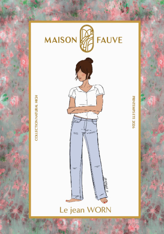 Jean Worn - Patron papier - Maison Fauve