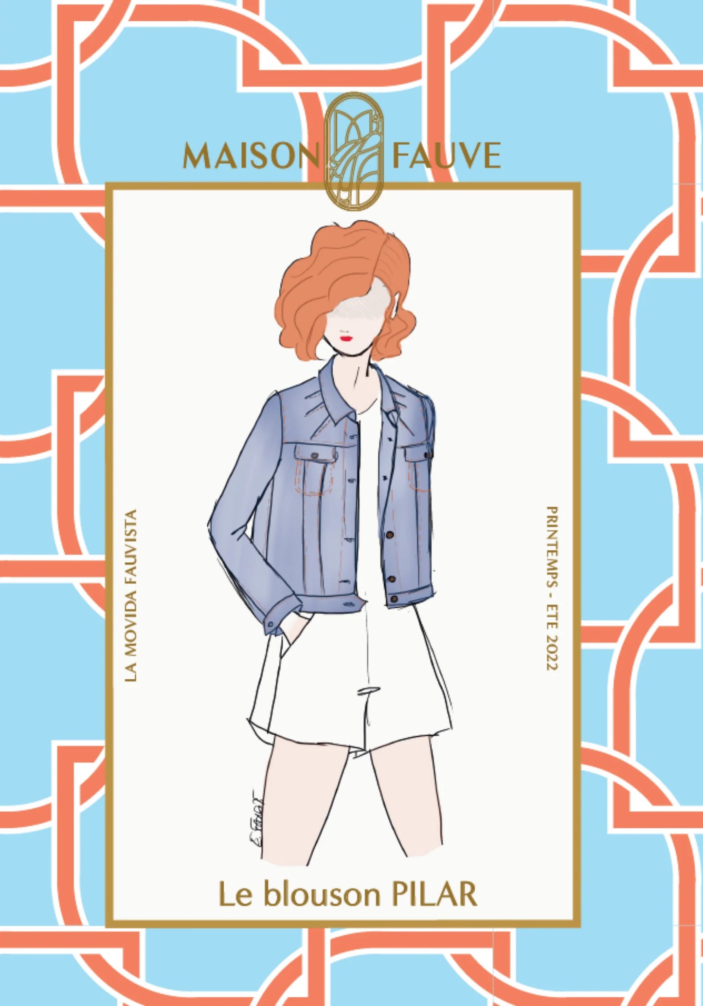 Blouson Pilar - Patron papier - Maison Fauve