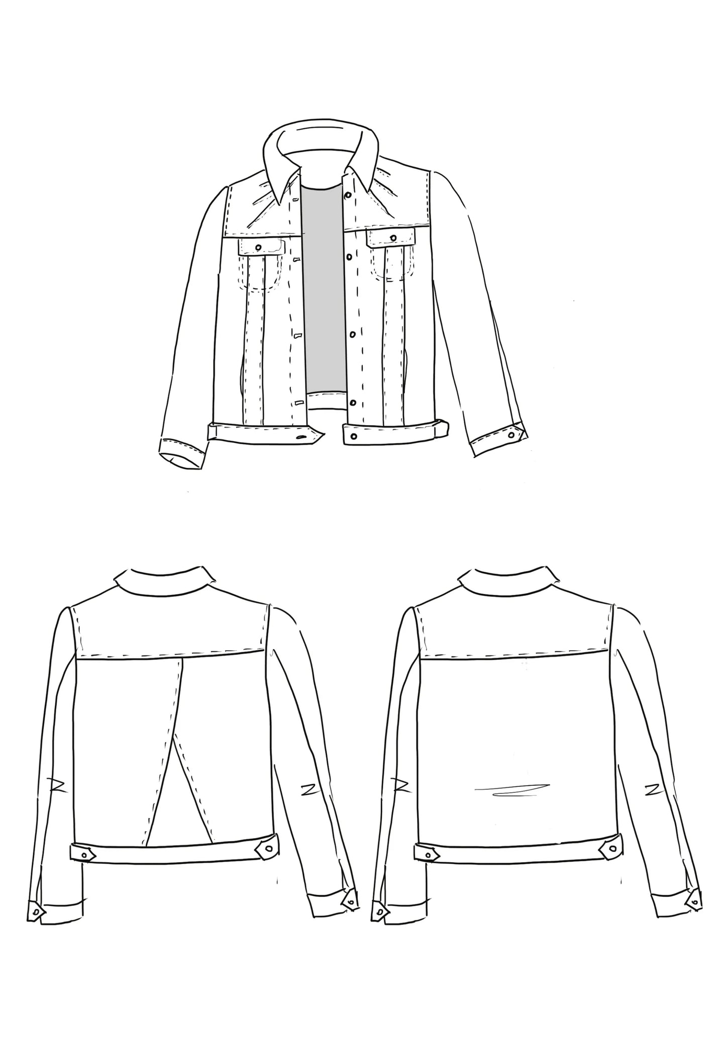 Blouson Pilar - Patron papier - Maison Fauve