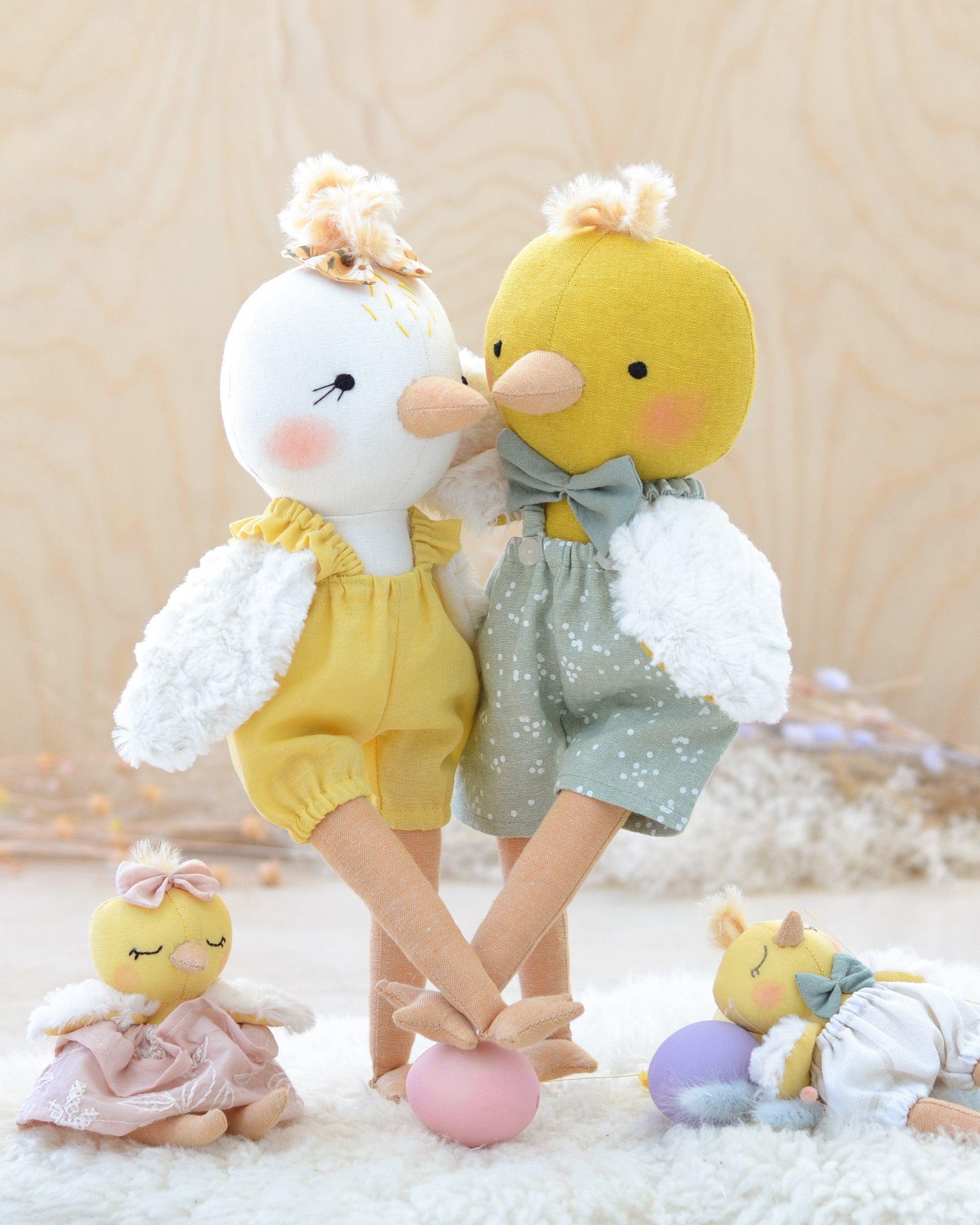Sewing Pattern - Chick / Chicken doll
