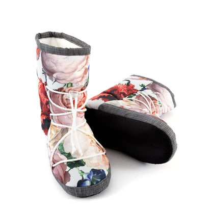 4025 // NORDIK Quilted booties and slippers with travel bag - Jalie