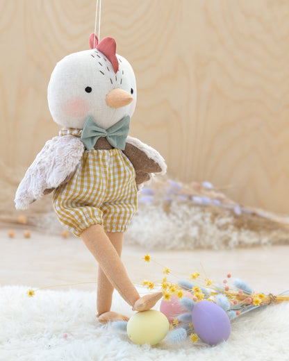 Sewing Pattern - Chick / Chicken doll