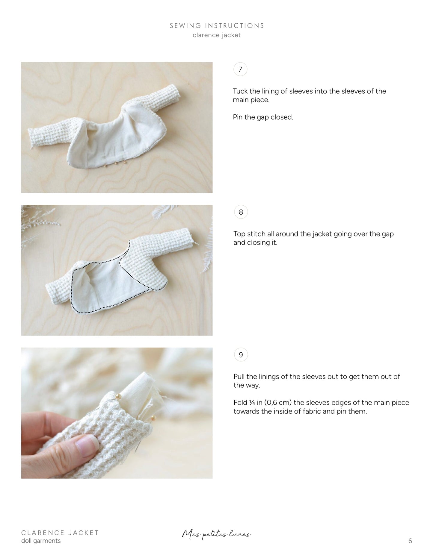 Sewing Pattern - Snowman doll