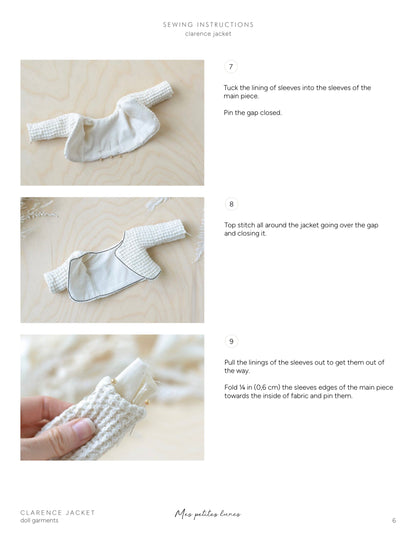 Sewing Pattern - Snowman doll