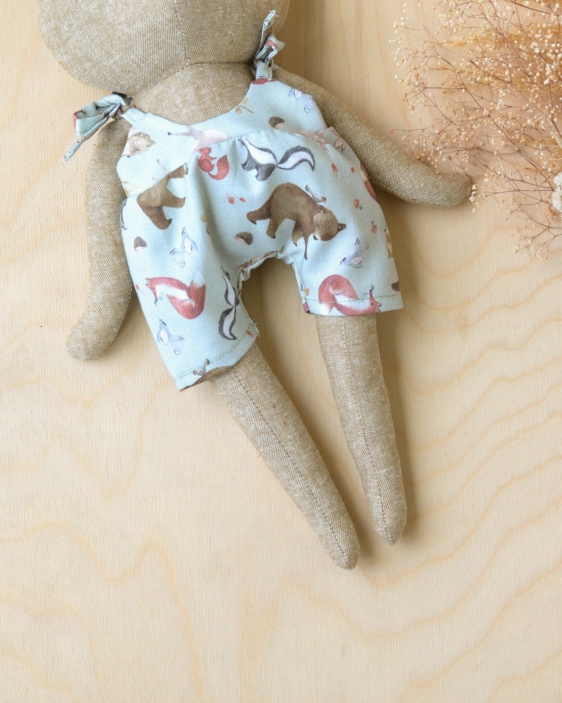 Sewing Pattern Bear, Lion, Panda Stuffed Animal