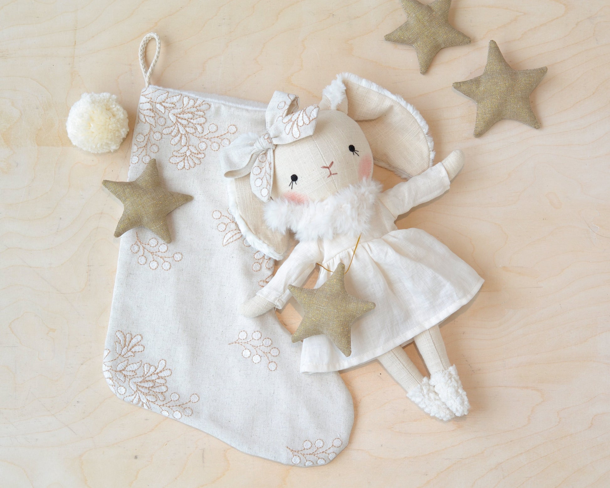 Sewing pattern - Christmas stocking with ornements