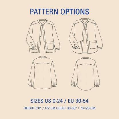Artist Jacket Sewing Pattern Wardrobe By Me