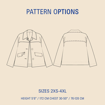 Car Coat Sewing Pattern