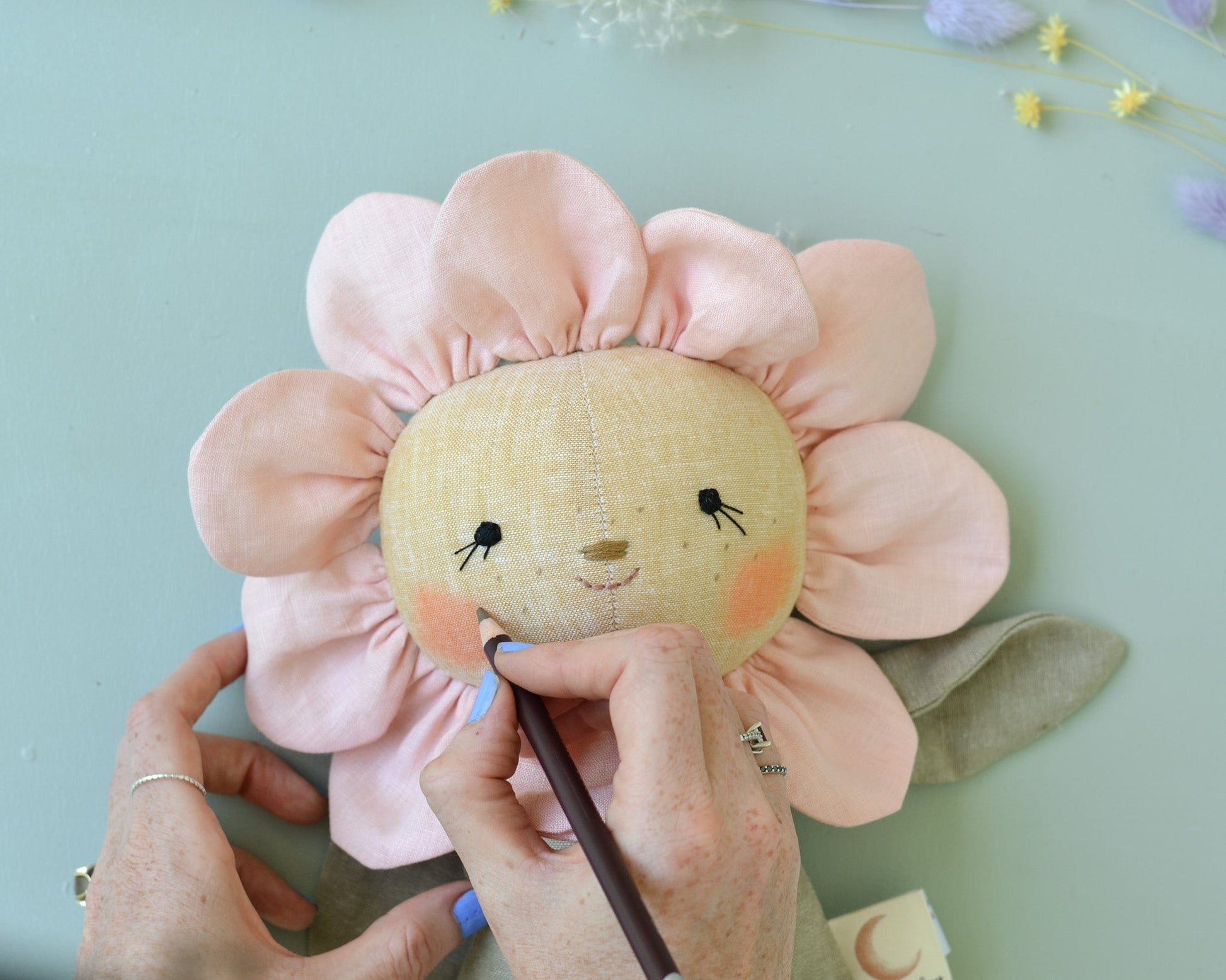 Sewing Pattern - Flower doll
