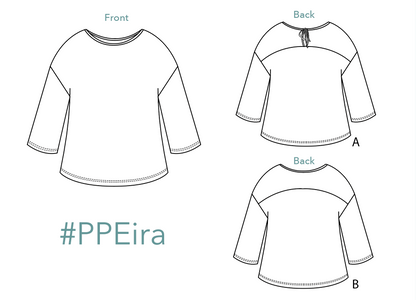 Eira top PDF Pattern - Ploen Patterns