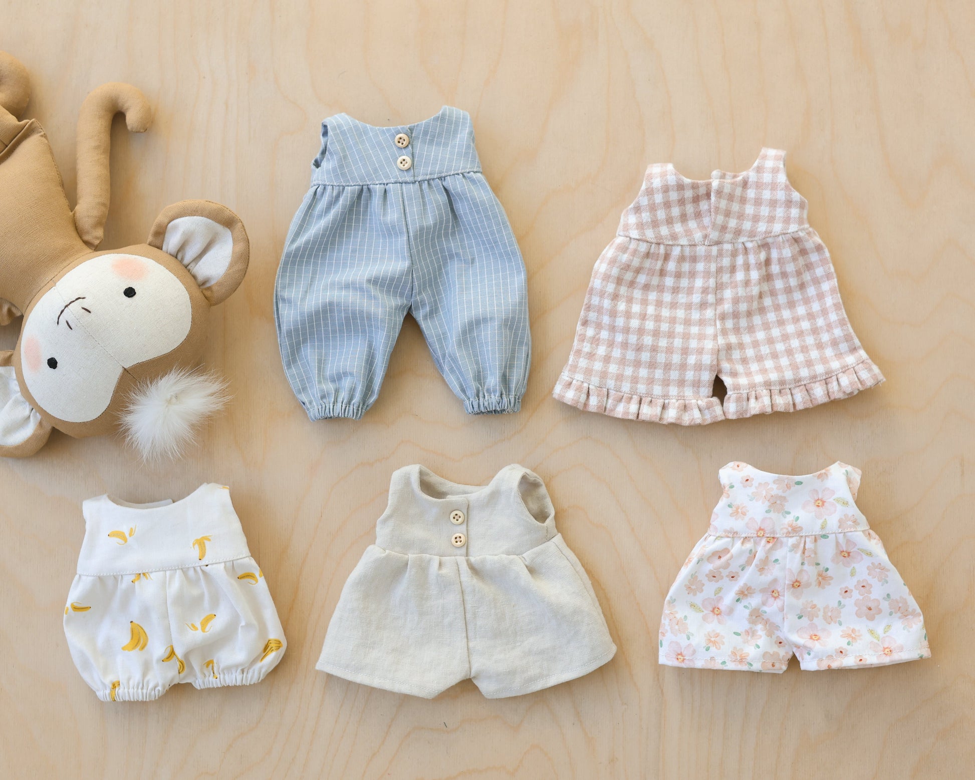 Monkey Soft Toy Sewing Pattern