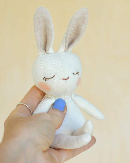 Sewing Pattern for Bunny Stuffed Animal + Carrot Bed