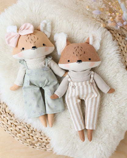 Fox Stuffed Animal Sewing Pattern