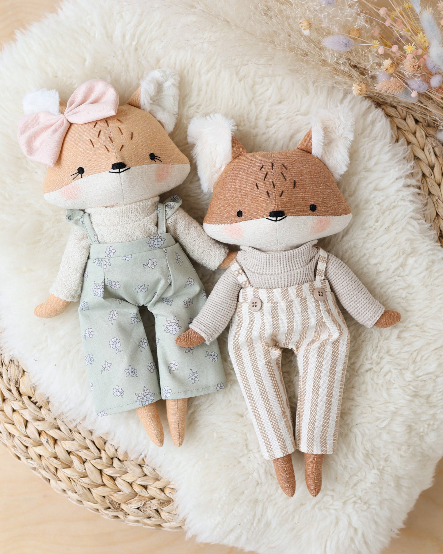 Fox Stuffed Animal Sewing Pattern