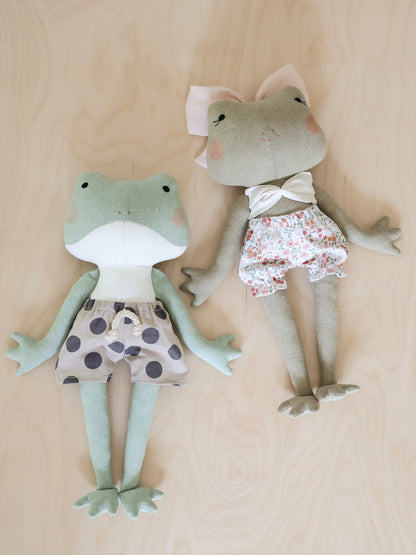 Frog Soft Toy Sewing Pattern