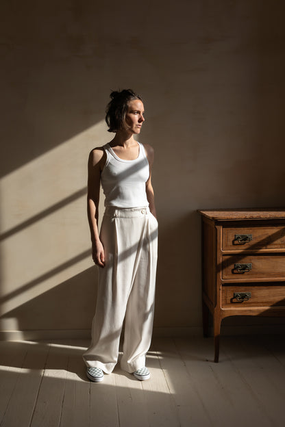 Pantalon tailleur portefeuille Hugo