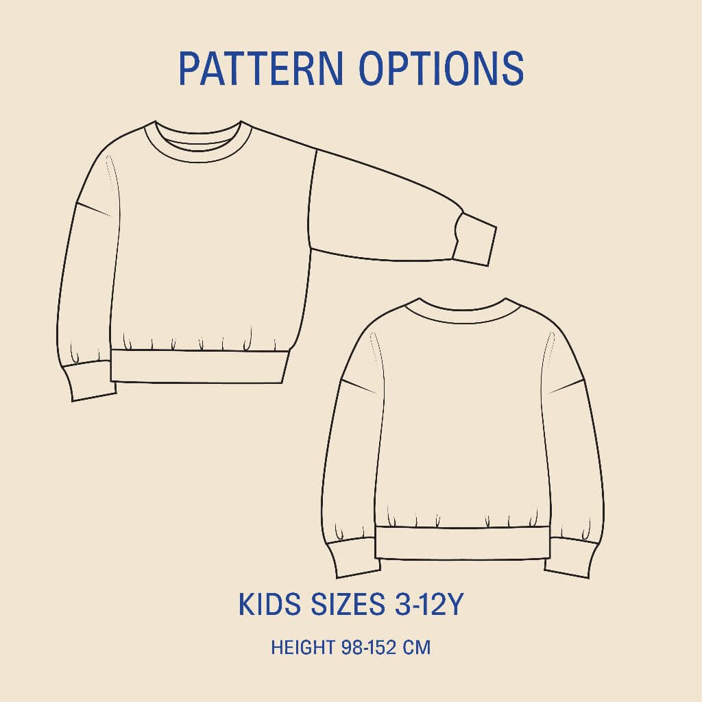 Kids James Sweater Sewing Pattern Wardrobe By Me