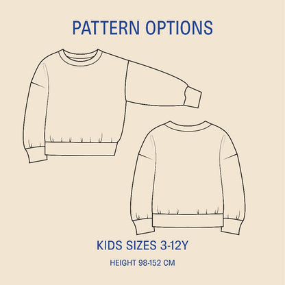 Kids James Sweater Sewing Pattern Wardrobe By Me