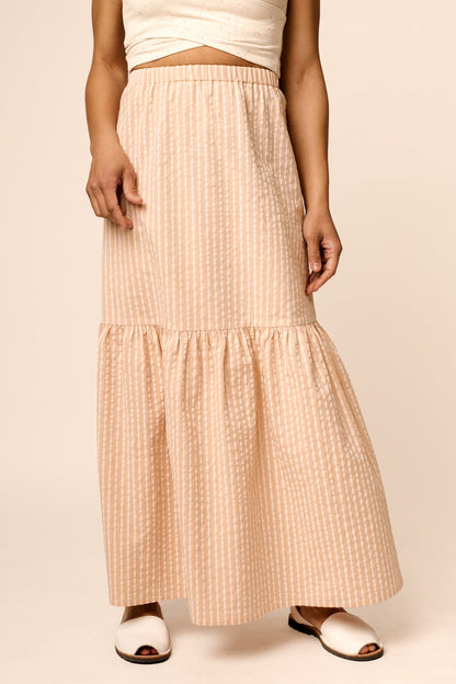 Tered hem skirt sewing pattern