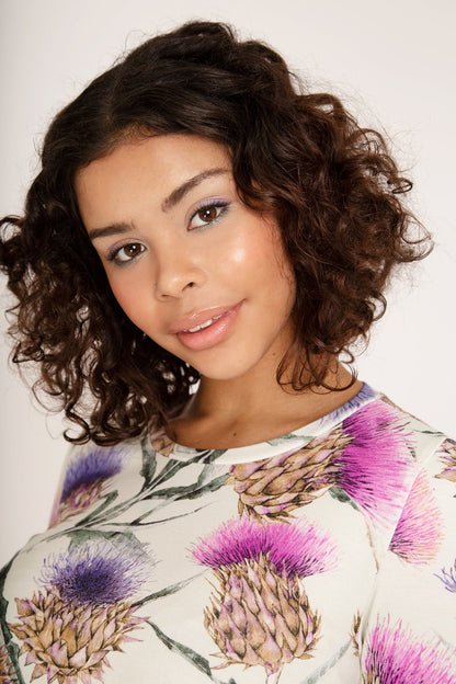 Scop neck dress sewing pattern