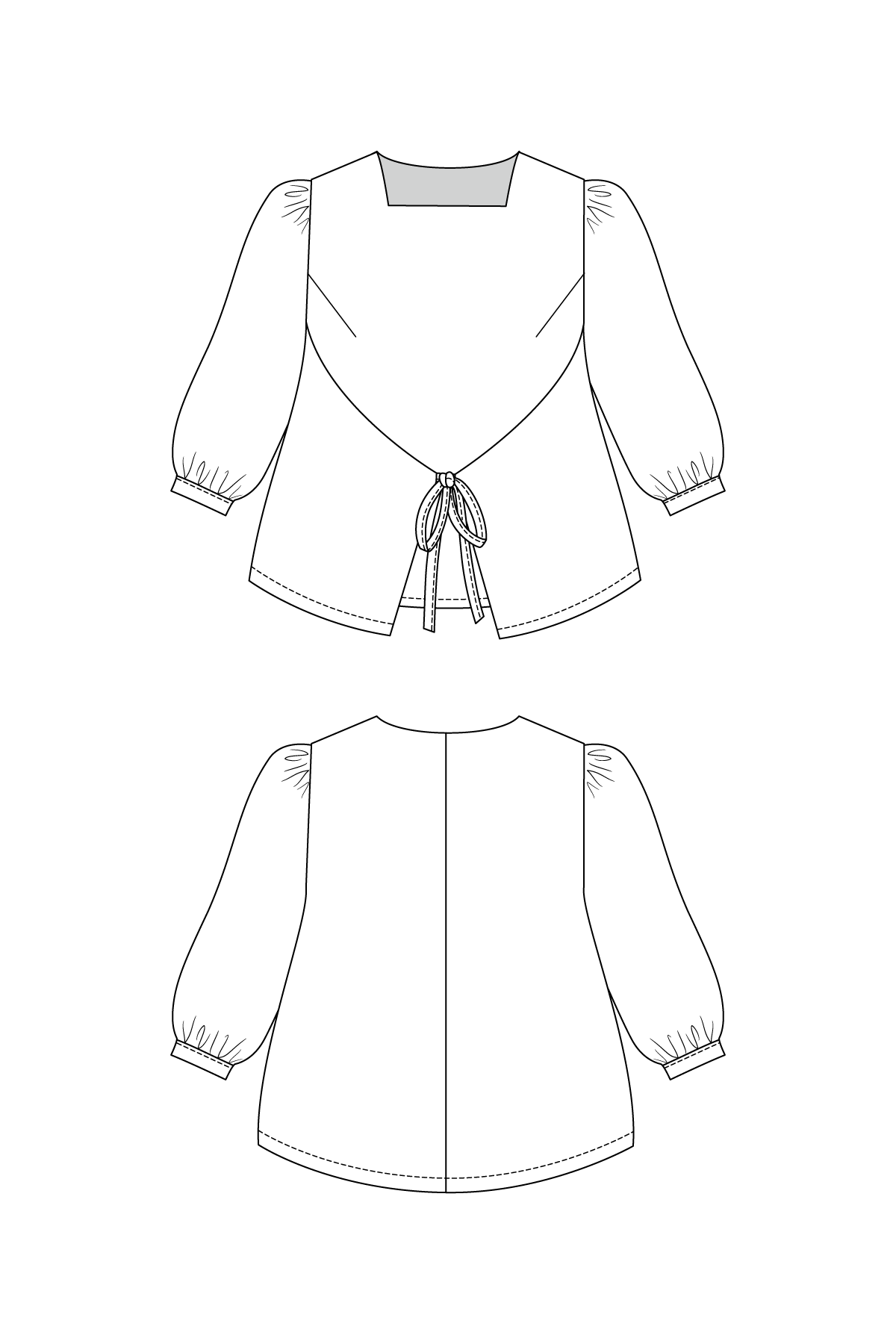 LILJA dress, pinafore & blouse