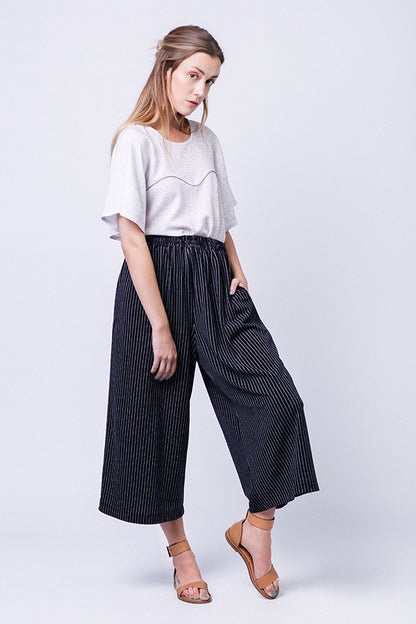 NINNI elastic waist culottes