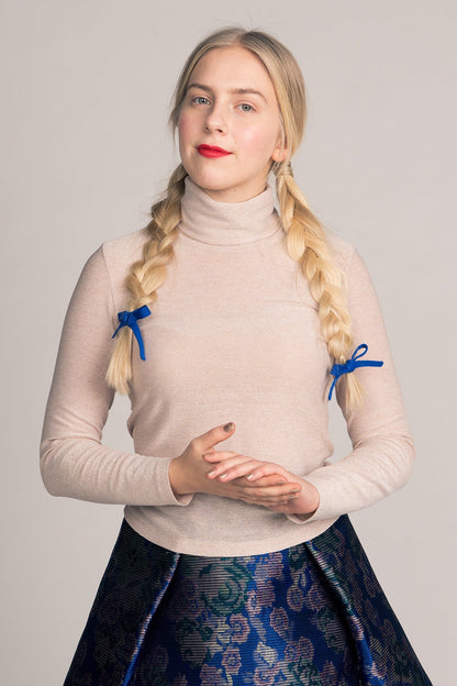 Turtleneck tee sewing pattern