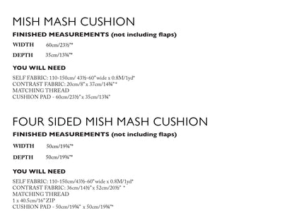 MISH MASH Cushions