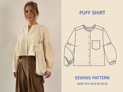 Puff Shirt sewing pattern