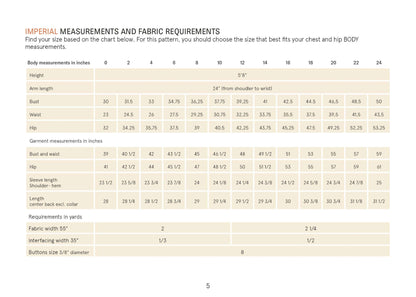 Puff Shirt sewing pattern Wardrobe By Me