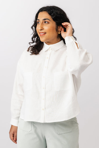 Oversized shirt sewing pattern