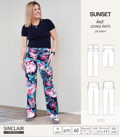 Sunset knit lounge pants (PDF) (2025 Updated)