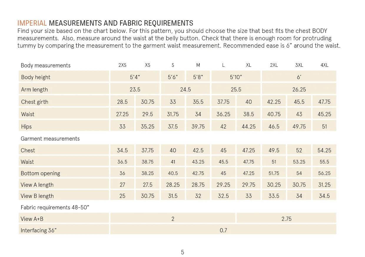 Tunic sewing pattern Wardrobe By Me
